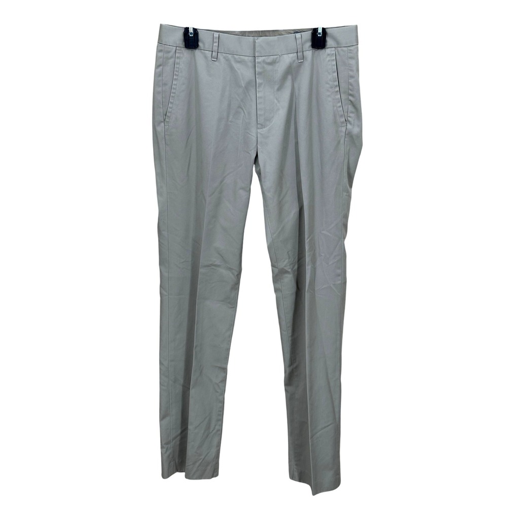 Bonobos Pants Mens 31x32 Khaki Wednesday Slim Straight‎ Chino 100% Cotton Office